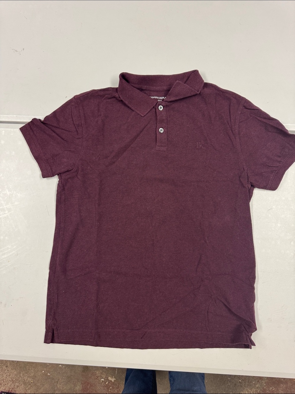 Banana Republic Men's Polo in Burgundy